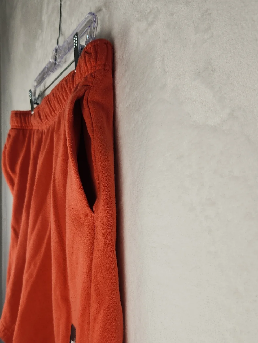 The North Face Men's Box NSE Cotton Fleece Shorts In Rusted Bronze Red Orange L‎